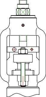 2500LB Integral Flanged Globe Valve, Bolted Bonnet